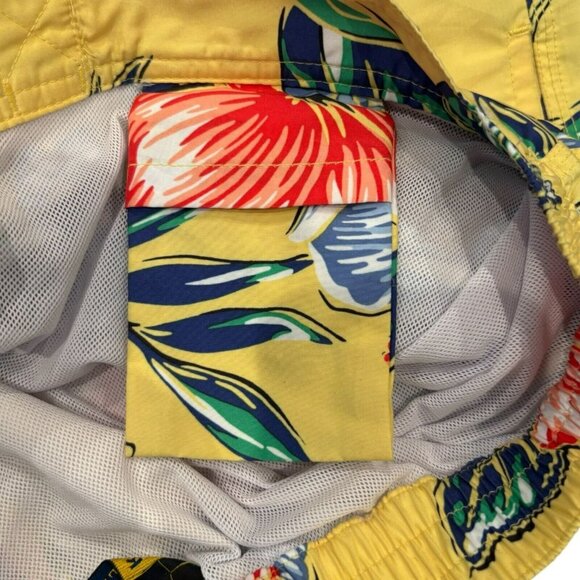 Polo Ralph Lauren Kailua Swim Trunks Resortwear White Lotus Floral Mens M - Picture 5 of 6